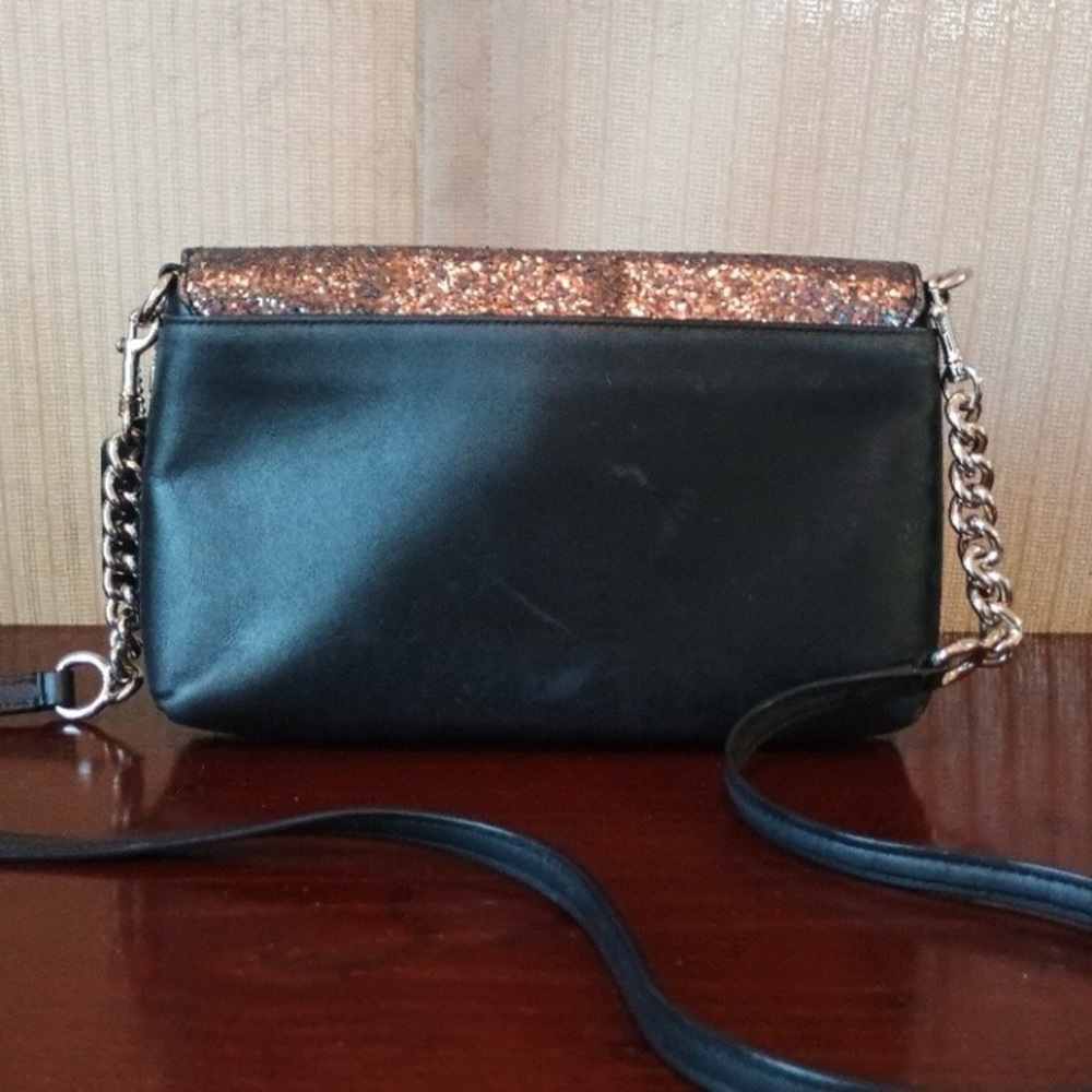 Coach Sparkle Crossbody Bag in Silver and Blue - Picture 4 of 6
